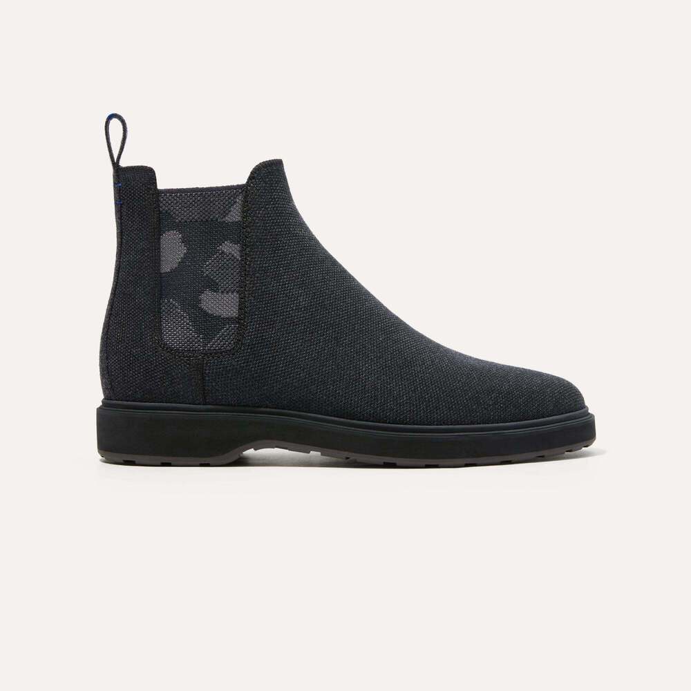 Rothy's The Chelsea Boot - Granite Black Size 12